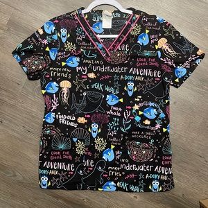 Nemo Scrub Top Women Small